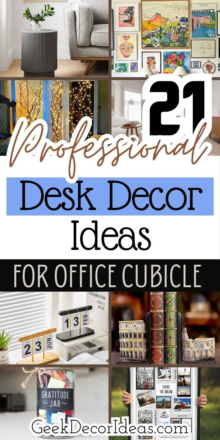 21 Desk Decor Ideas for Office Cubicle