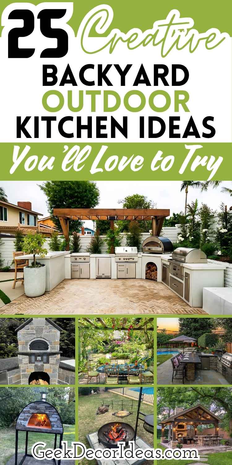 25 Creative Backyard Outdoor Kitchen Ideas You’ll Love to Try