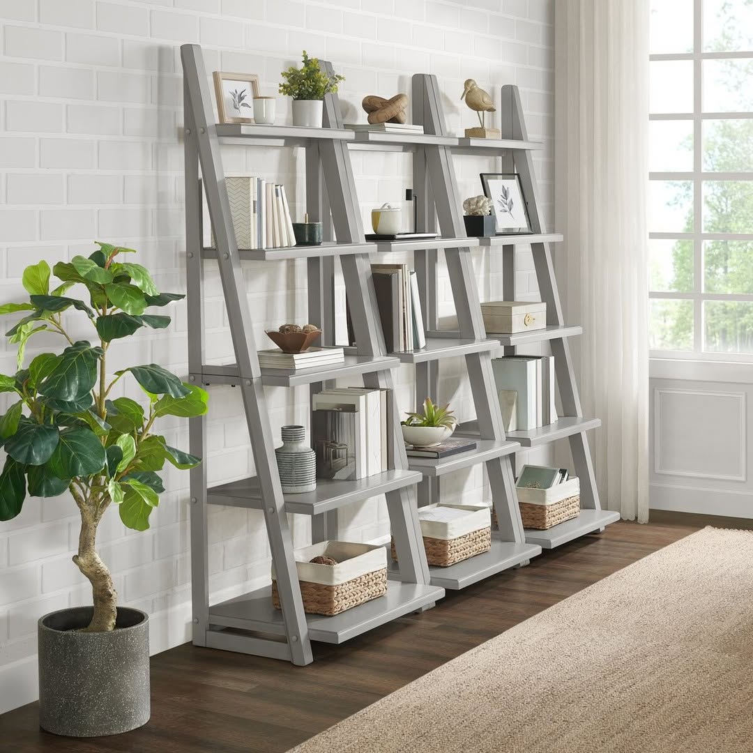 Ladder Shelves Bedroom Storage Ideas