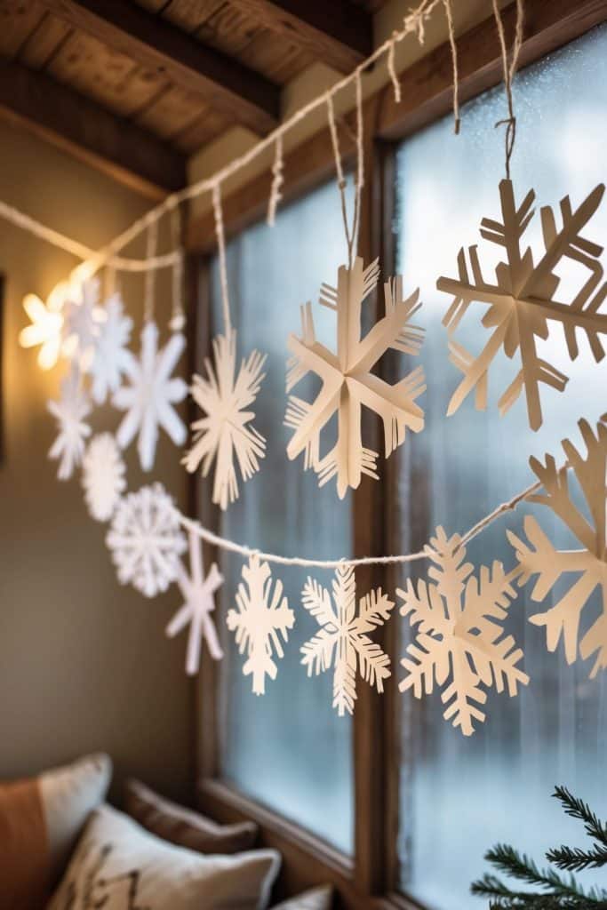 Paper-Snowflake-Garlands