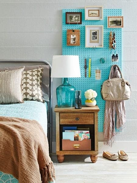 Pegboards Bedroom Storage Ideas