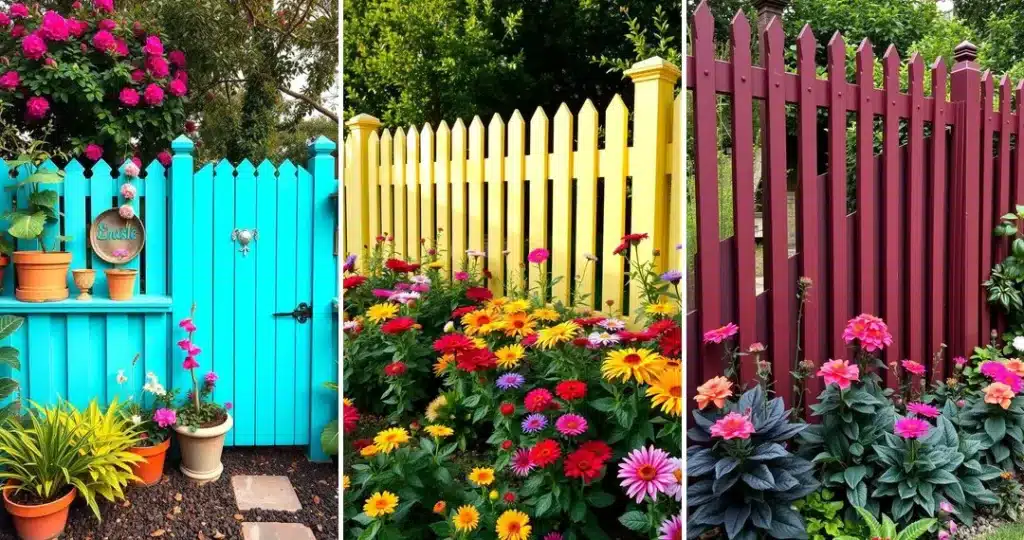 24 Garden Fence Colour Ideas
