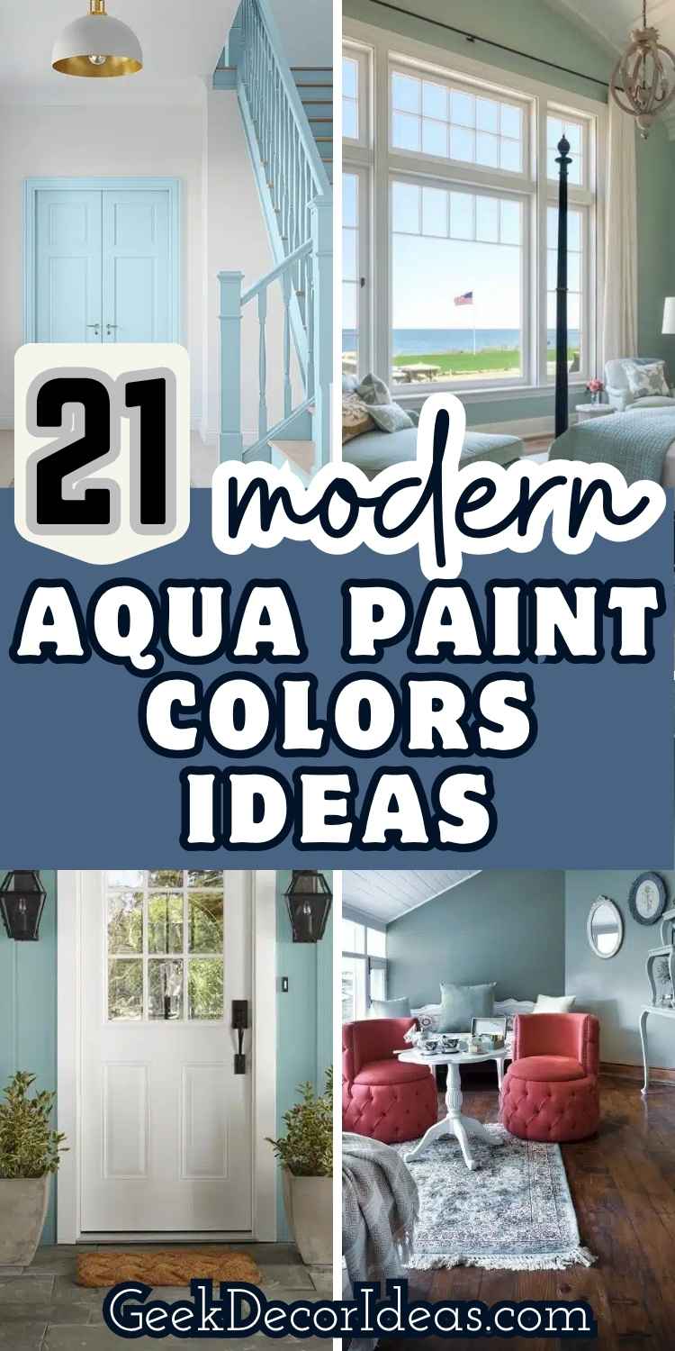 Aqua Paint Color Ideas